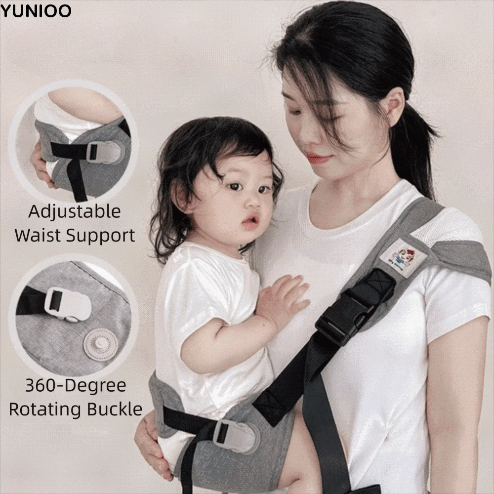

Newborn Front Holding Baby Wrap Carrier With Waist Protection Infant Kangaroo Bag Infant Backpacks Mesh Cotton
