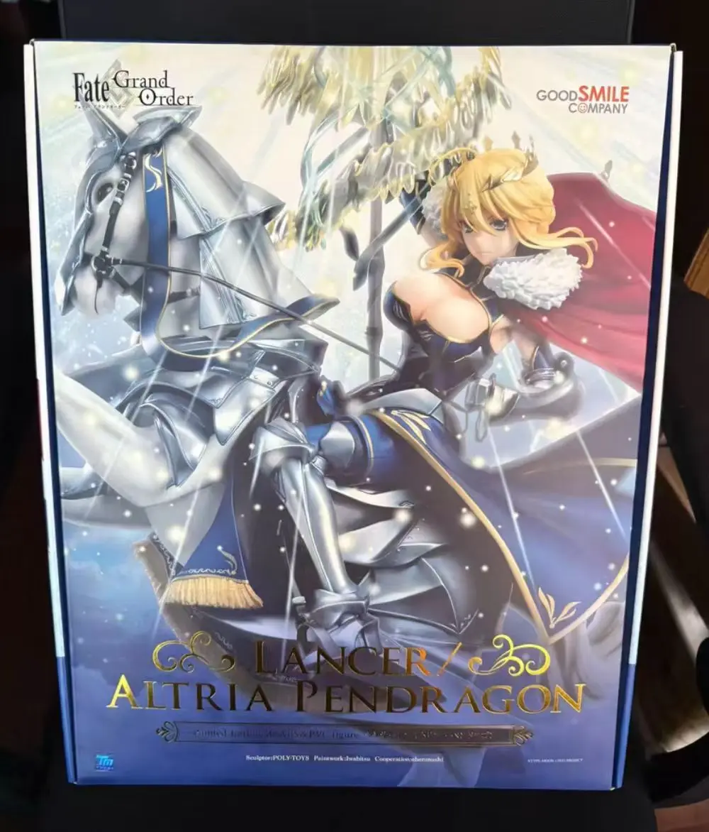 Fate/Grand Order Lancer Altria Pendragon, schaalmodel 1/8, Good Smile Company, met paard, anime, PVC-actiefiguur, model, speelgoed.