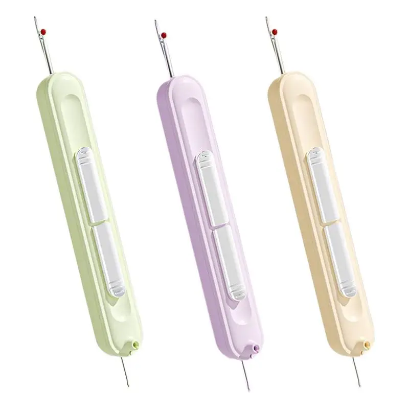 

Threading Needle 2 in 1Needle Threader Multi-function Threader Hand Sewing Needle Threader And Seam Ripper Sewing Accessories
