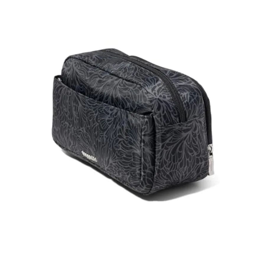 

Pocket Cosmetic with Brush Organization - Lightweight 9.4x5.5x3.5 Makeup Bag - Travel Essentials Makeup Organizer