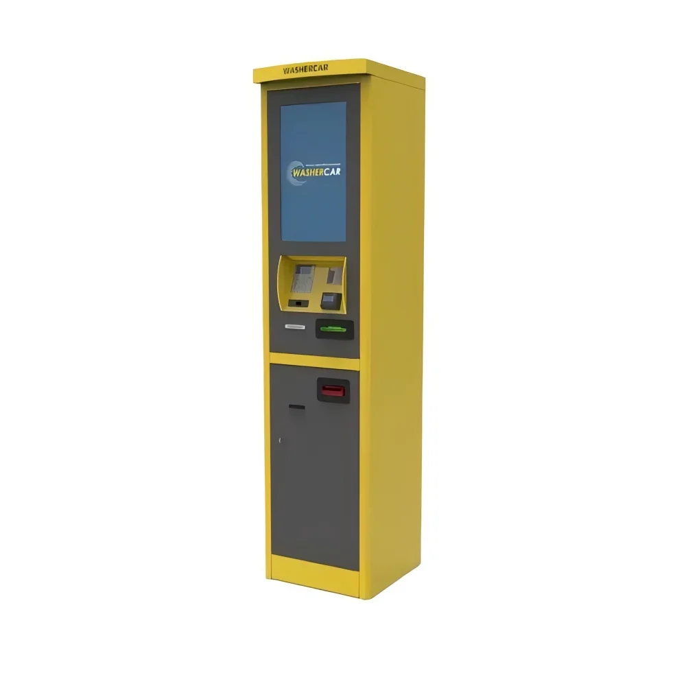 Outdoor Self-Service Carpark Multifunction Payment Kiosk With Scanner / Printer / Card Reader For Parking Lot