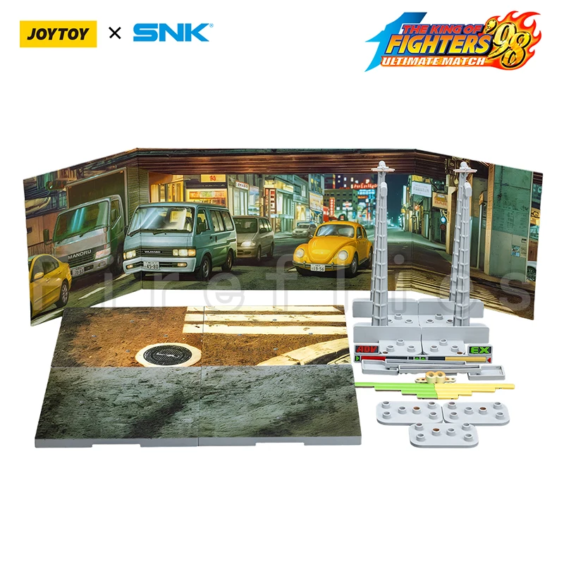 

[Pre-Order]/1/18 JOYTOY Diorama SNK KOF '98UM Stage Base-Japan Street Anime Collection Model Toy