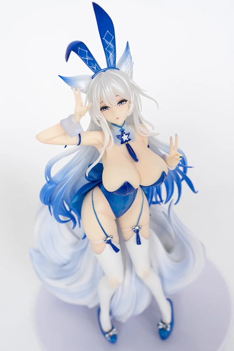 Pre-vendita Azur Lane Shinano Action Figure 28 cm Shinano Bunny Girl Sexy Anime Girl Figure GK Ornamenti Modello adulto Bambola Giocattoli Regalo