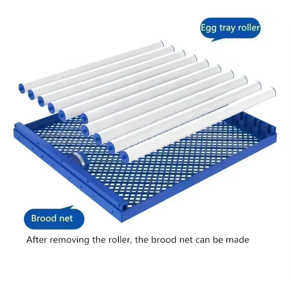 204 Eggs Automatic Egg Incubator PVC Dual Electric Hatching Machine Automatic Temperature Humidity Display Egg Turning Incubator