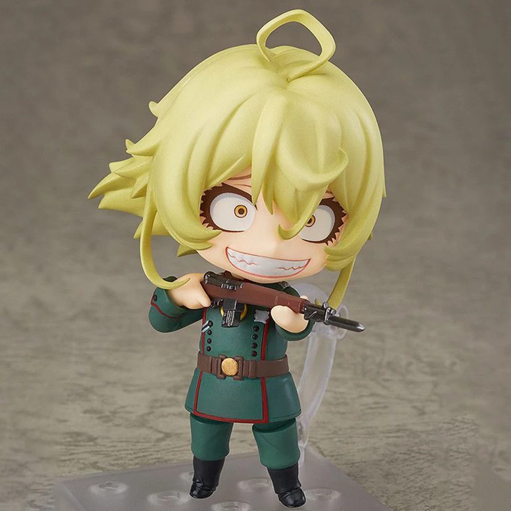 شركة Good Smile الأصلية بنسبة 100% Nendoroid ( # 784) سلسلة مجموعة شخصيات الرسوم المتحركة Youjo Senki Tanya Degurechaff