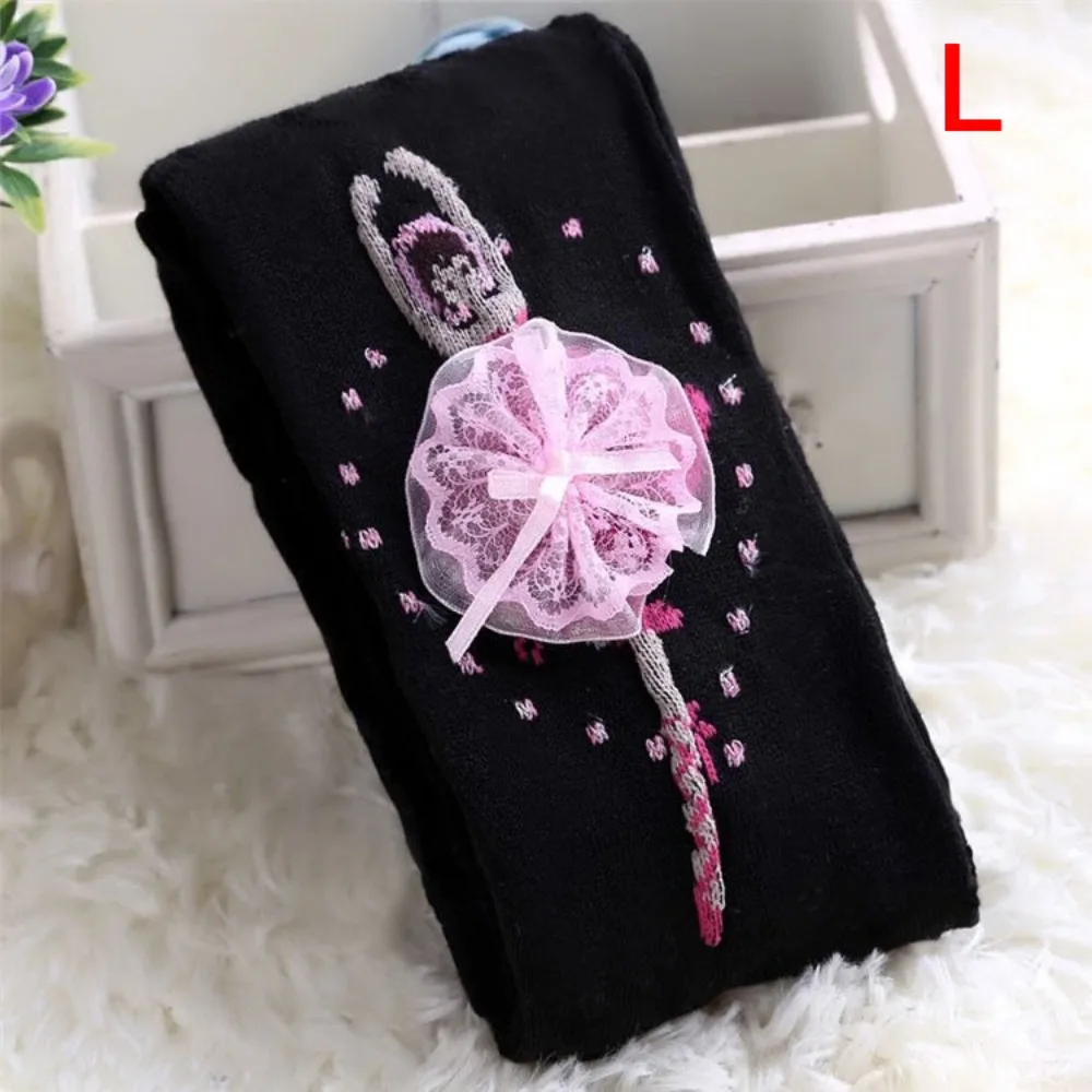 

New Soft Cotton Girls Tights Knitted Fabric Spring/Autumn Style Kids Pantyhose Cute Princess Stockings Baby Girl
