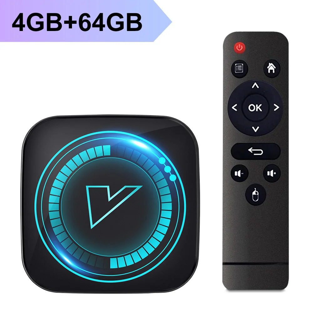 VONTAR TV Box Android 12 Allwinner H618 Quad Core Cortex A53 Ondersteuning 8K Video 4K BT Wifi Google Voice mediaspeler Set-top box