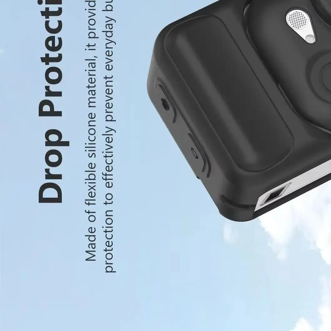 Silicone Protective Cover Case for Insta360 GO Ultra Action Camera Waterproof Silicone Case with Lens Cap & Lanyard