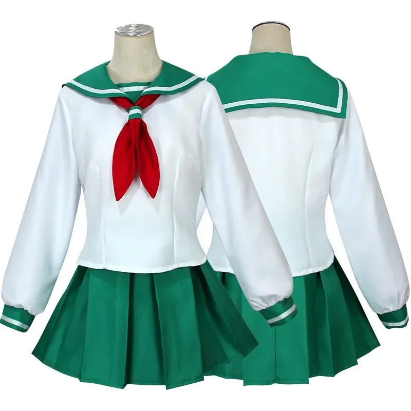 

Inuyasha Nippori Gowei Anime Costume Coswear Student Skirt Sailor Dress JK Japanese and Korean School Uniform Cosplay 008