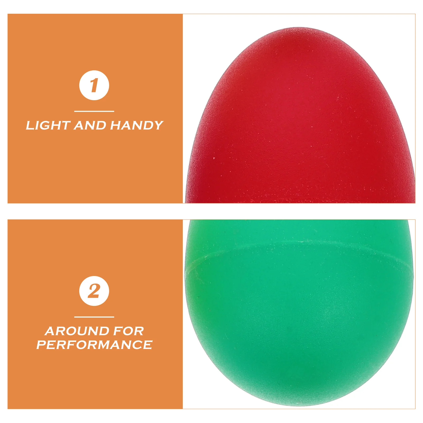 

Durable Plastic Egg Maracas Shakers Green Blue Yellow Red 57x4cm Early Learning Toddler Rhythm Work Egg Maracas