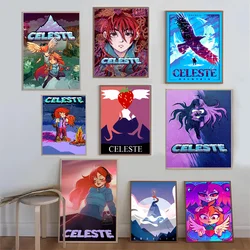 Celeste Game Good Quality Prints and Posters Waterproof Paper Sticker Coffee House Bar Posters Wall Stickers