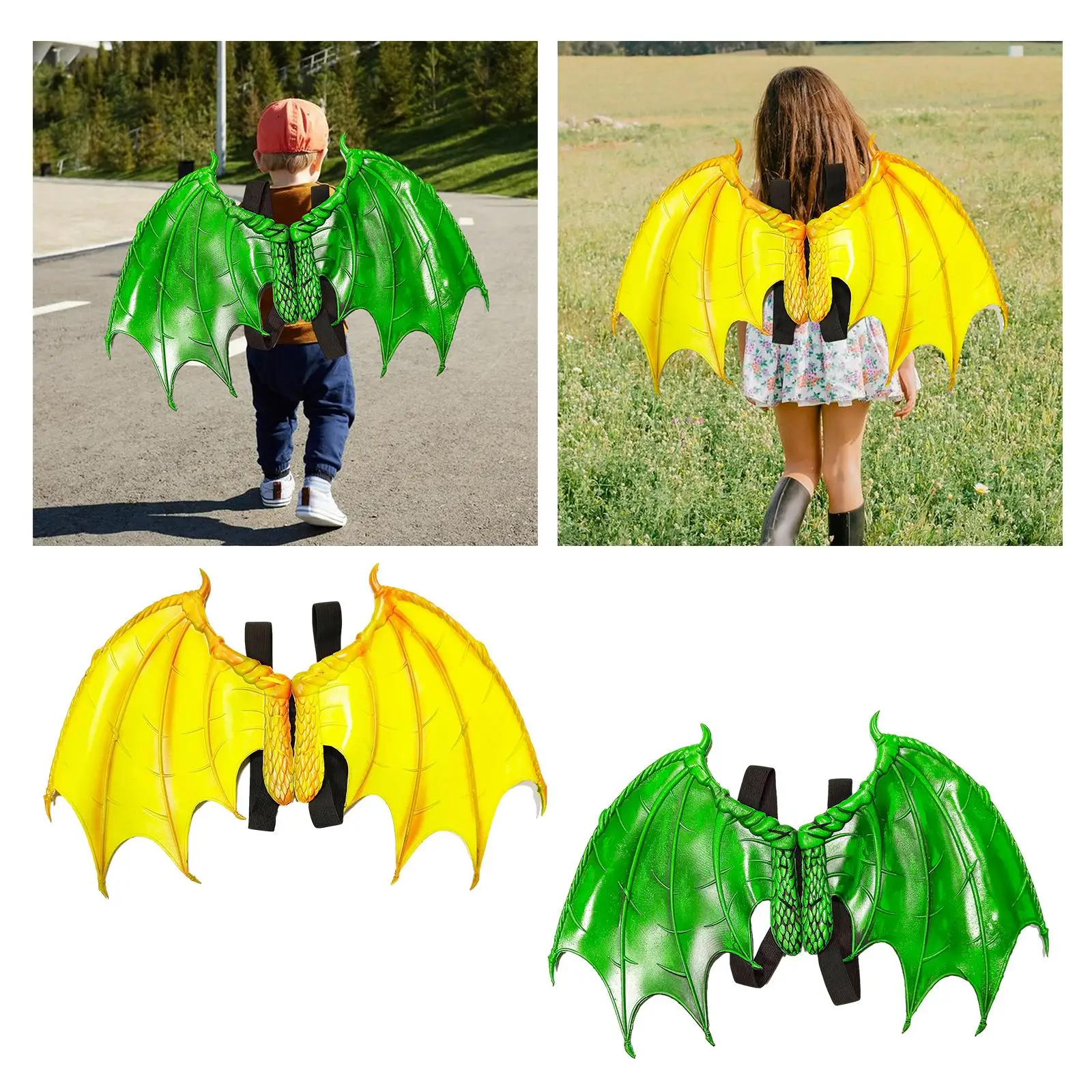 Dragon Costume Birthday Dress up Cosplay Dragon Wing Dinosaur Wing for Festival Nightclub Carnival Stage Performance Boys Girls