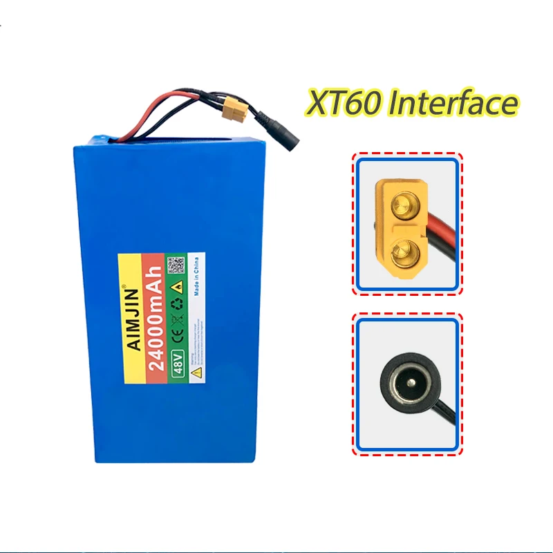 Imagem -06 - Bateria de Lítio 18650 Embutido Inteligente Bms 13s6p 48v 24000mah Adequado