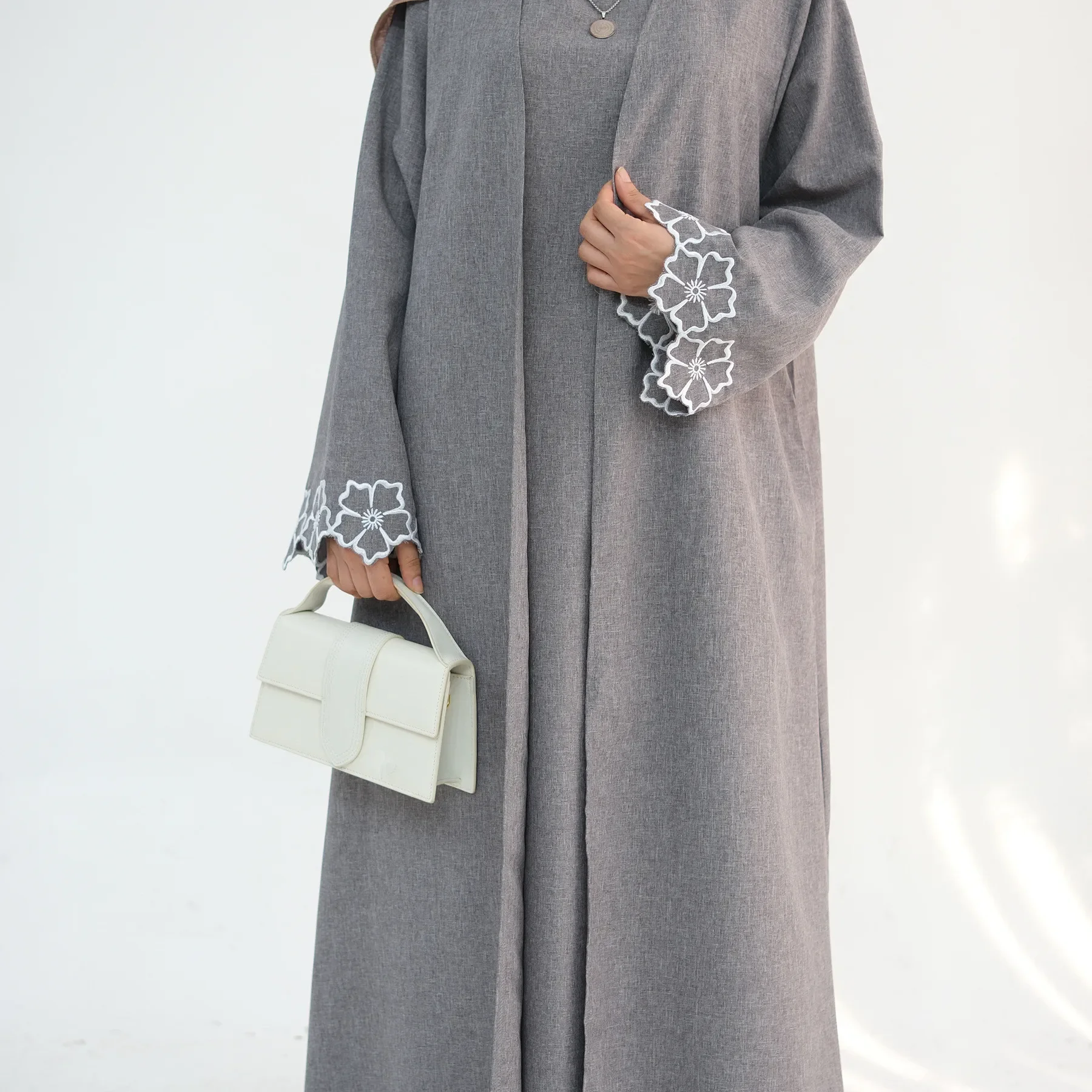 

Ramadan Eid Embroidery Jalabiya Kimono Open Abayas for Women Muslim Dress Turkey Kaftan Dubai Abaya Islam Clothing Kebaya Caftan