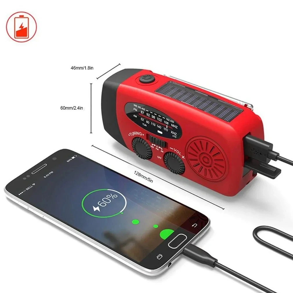 Solar Hand Crank Radio 4
