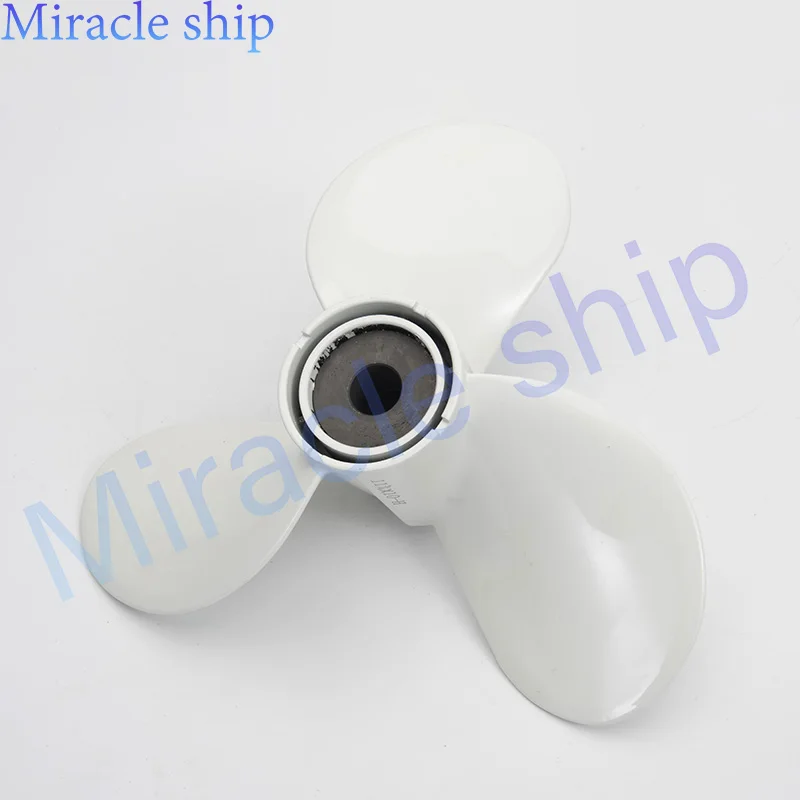 676-45945-62-EL ใบพัด 11 3/4X10 สำหรับยามาฮ่าเรือมอเตอร์ 40HP อลูมิเนียม 3 ใบมีดพินไดรฟ์สปลายน์ RH 676-45945-62 676-45945