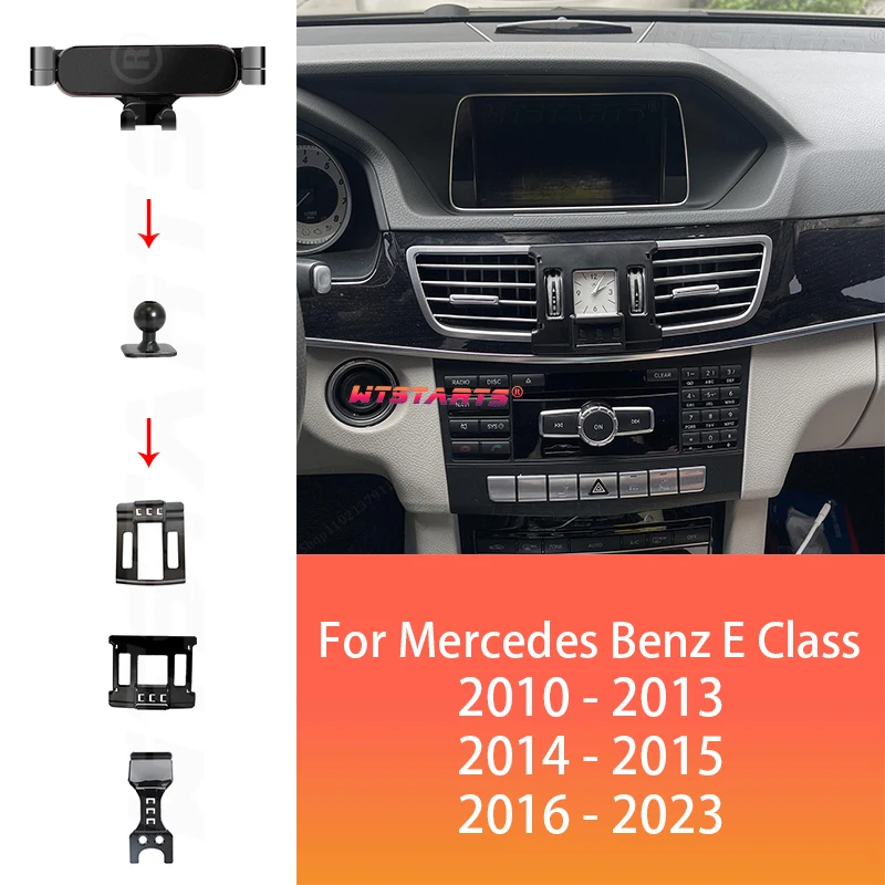 

Car Phone Holder For Mercedes-Benz E Class V212 V213 W212 2010-2023 Adjustable Rotating Phone Holder Base Interior Accessories