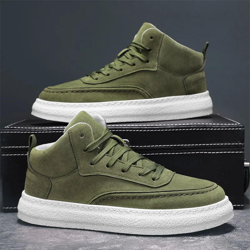 

Men Flock Sneaker Outdoor Walking Shoes Leisure Guys Sports Footwears