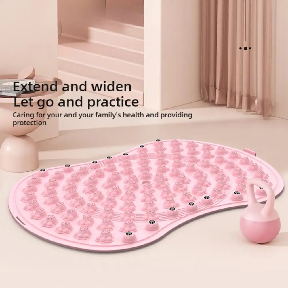 Foot Yoga Massage Acupressure Board Mat Muscle Relaxation Round Exercise Mat Fitness Foot Training Acupuncture Physiotherapy