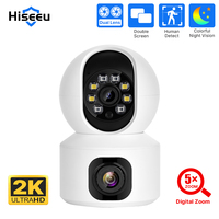 Hiseeu 2K 4MP PTZ Baby Monitor Camera Automatic tracking WIFI Wireless Smart Home Security Surveillance Camera ﻿