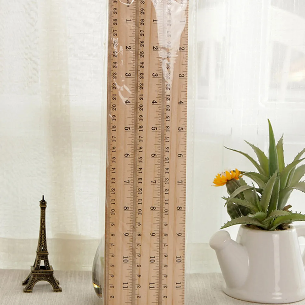 20pcs-wood-rulers-bulk-natural-aesthetic-straight-edges-rulers-for-technical-drawing-woodworking-learning-measuring-metric-inch