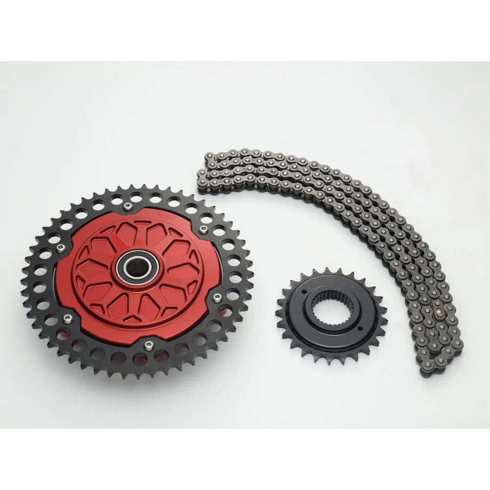 

Motorcycle Gold Steel Chain Drive Transmission Sprocket Conversion Kit For Harley Davidson Bagger Touring Twin M8 2009-2023