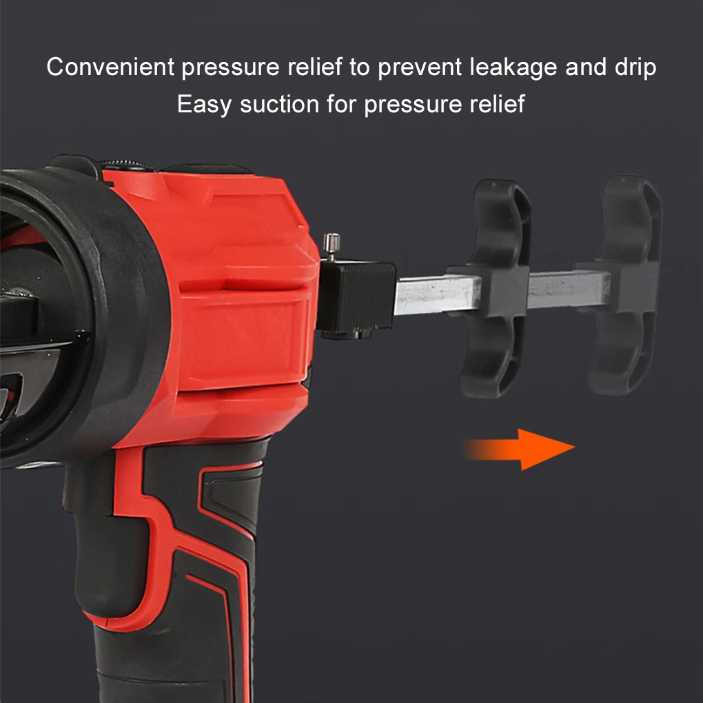 Multifunction Cordless Caulking Gun Electric Silicone Gun 4 Adjustable Speed 21V Battery Powered Caulk Gun EU/US Plug