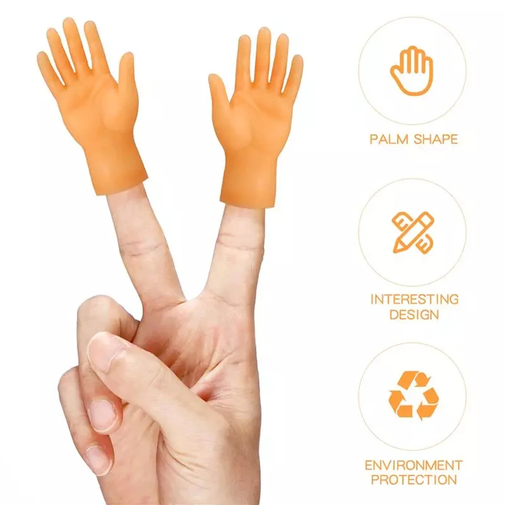 Costume Party Funny Left Right Hand Cartoon Creative Finger Toys Small Hand Model Tiny Finger Hands Finger Puppets