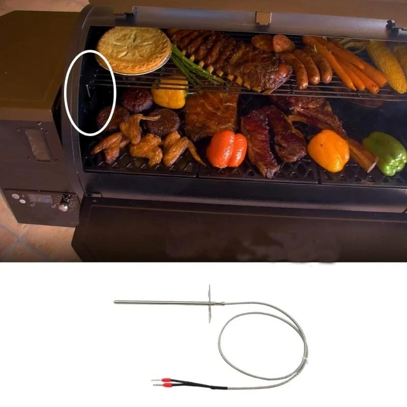 Untarnished Temperature Investigate Transducer For Pellet Grills With Tall Accuracy 0 450℃ And Easy Installation Set B03E