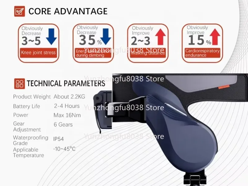 Signs To Reduce The Burden on The Elderly Walking Assistance Leg Exoskeleton Walking Robot Exercise Hiking