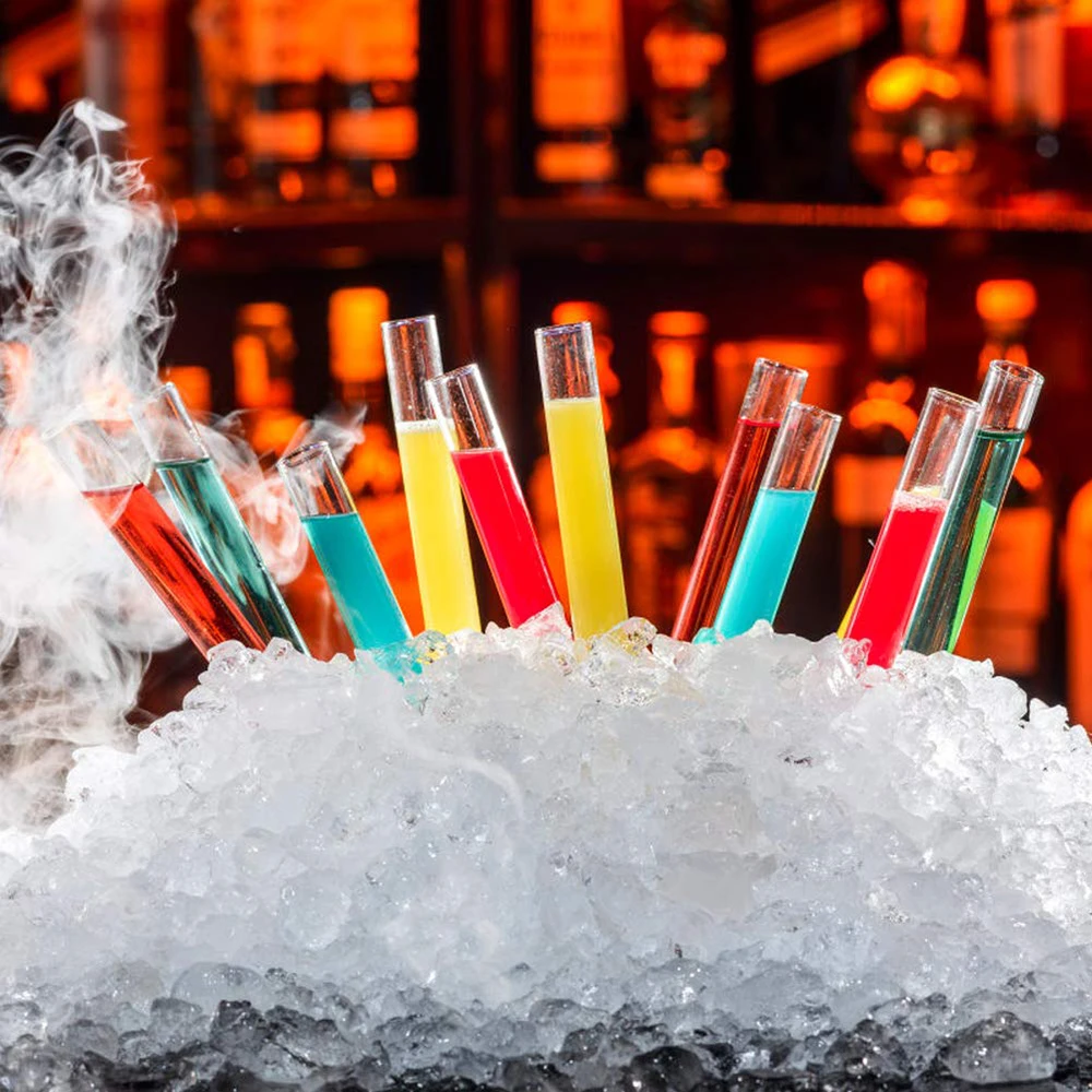 

Chemical Teaching Equipment Wedding Favor Gift Tube Storage Containers With Corks Caps Laboratory Clear Plastic Test Tubes