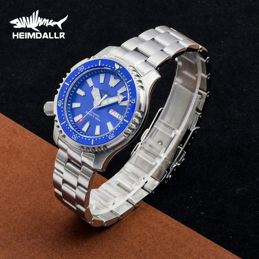 HEIMDALLR Watch NH36 Automatic Movement Stainless steel Watch C3 Super Luminous Diving Watch Waterproof Watch Seiko Mod Watch