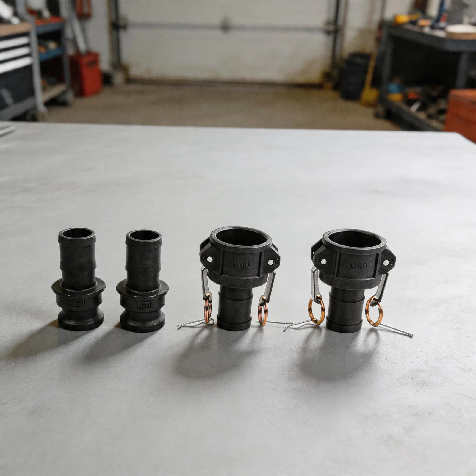 Hose Adapter Camlock Fitting For Hose Connections Black Secure Hose Connections Internal Thread Hose End Fitting