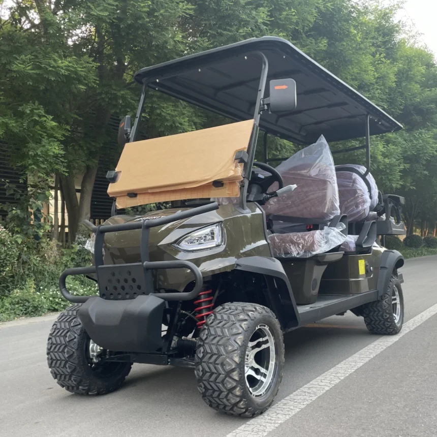 High Quality Electric Golf Cart Increase Vehicle Reliability 72V Lithium Battery 2/4/6 Seats New Energy Electric Four-Wheel Car