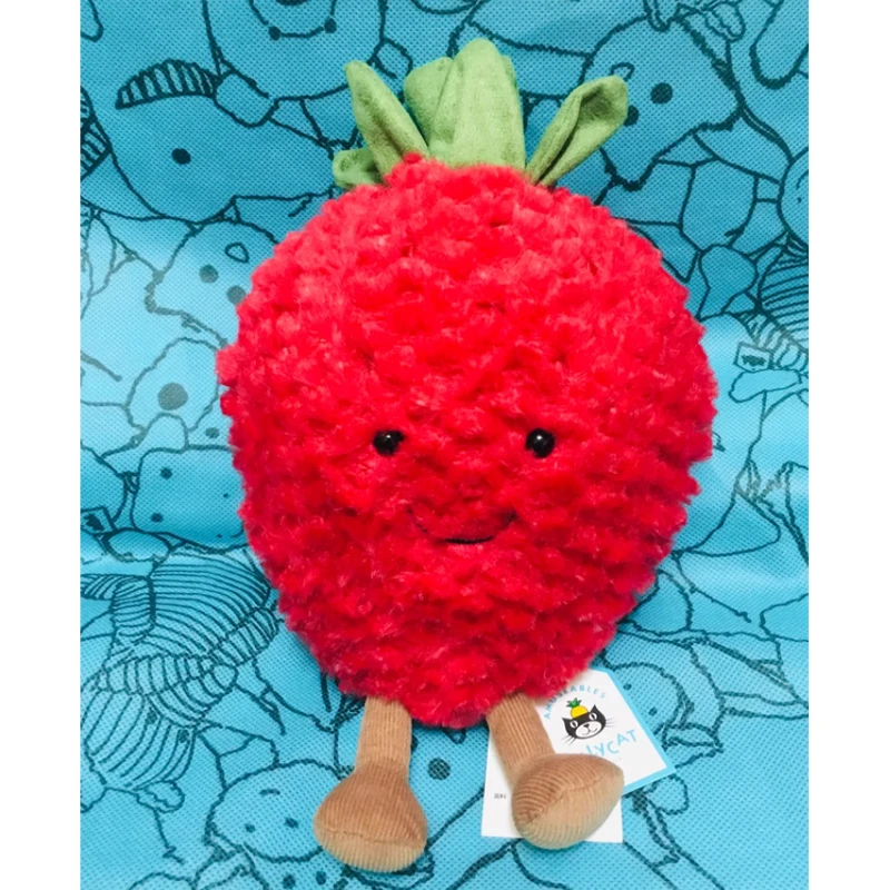 New Jellycat 20cm Fruit Plush Toys The Companion Dolls Is Lovely And Soft Strawberry Girlfriend Valentine'S Day Birthday Gifts