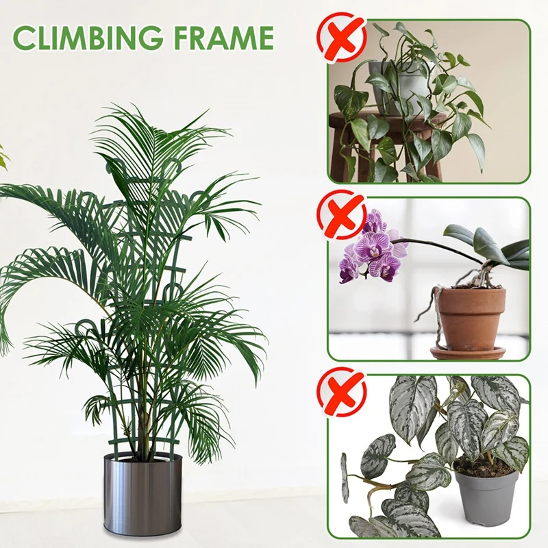 BAAG-حامل تسلق نباتات الحديقة، حامل خضروات بوعاء، أوتاد دعم الخضروات القابلة لإعادة الاستخدام، قفص بوتينغ للنباتات المزخرفة