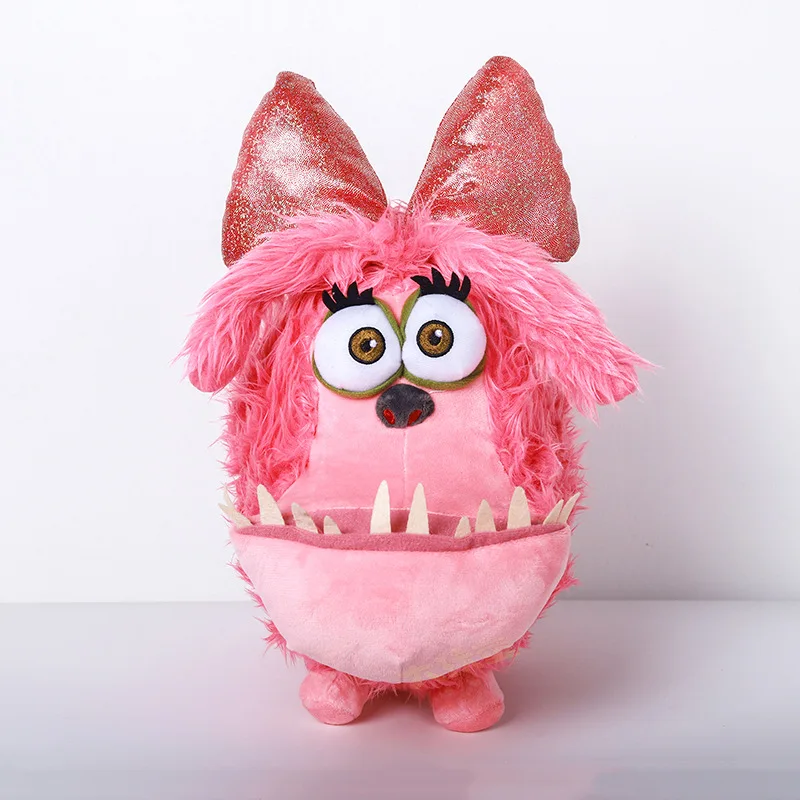 25 سنتيمتر كلب مشعر جودة عالية أفخم دمية جرو الكلب كبير الفم كايل ليتل الشر الكلب دمية محشوة الأطفال الكرتون ملتوي المبهر هدية
