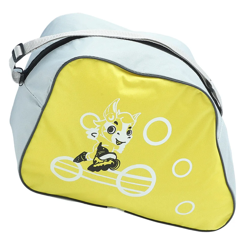 

2Pcs Skates Storage Bag Fashion Bright Color Roller Skate Pouch Portable Lightweight Skating Shoe Container for Roller Ice
