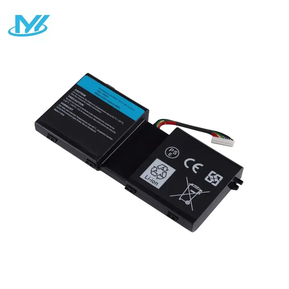 2F8K3 Notebook Battery Replacement for D-ell A-lienware 17 R1 17X M17X-R5 A-lienware 18 R1 18X M18X-R3 Series Gaming Laptop