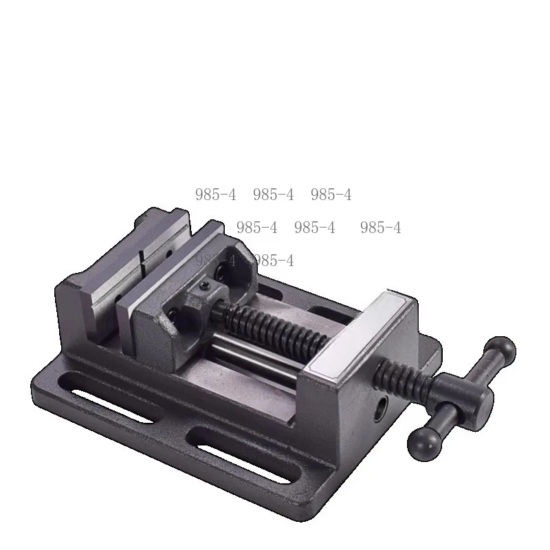 Precision Flat Vise with Guide Bar, 3 Inch Small Bench Clamp Heavy Duty for Drilling Machine