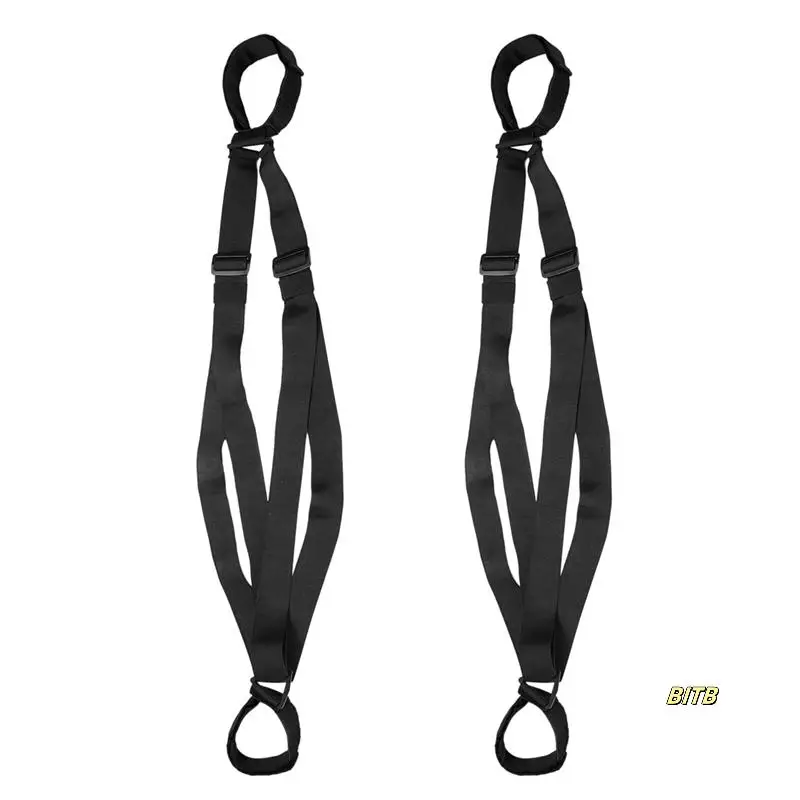 2X Tali Bahu Ski Ransel Ski Dapat Disesuaikan Tali Selempang Pembawa Ski untuk Pria Wanita dan Anak-anak