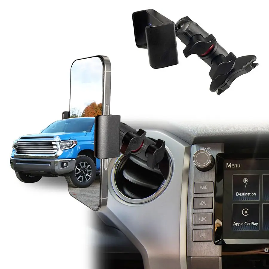 

Tundra Vent Phone Mount for 20162023 Toyota Tacoma 20142021 Tundra Accessories Aluminum Telescopic Air Vent Phone Holder Thick C