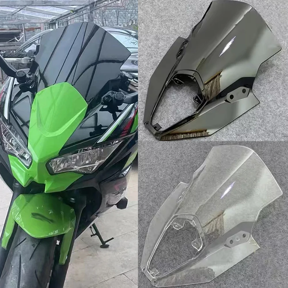 

For Kawasaki Motorcycle Windshield Ninja 650 ER6F 2020 2021 2022 2023 Wind Deflectors