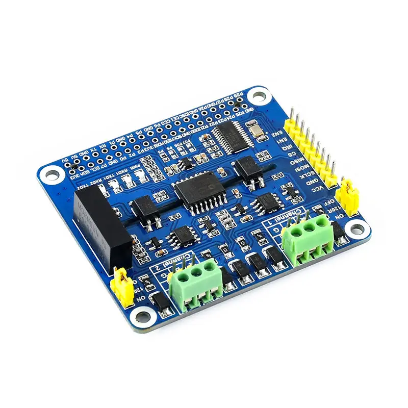 Raspberry Pi Dual-Channel RS485 Expansion Board - Isolated 2-Port RS485 HAT for 4B/3B