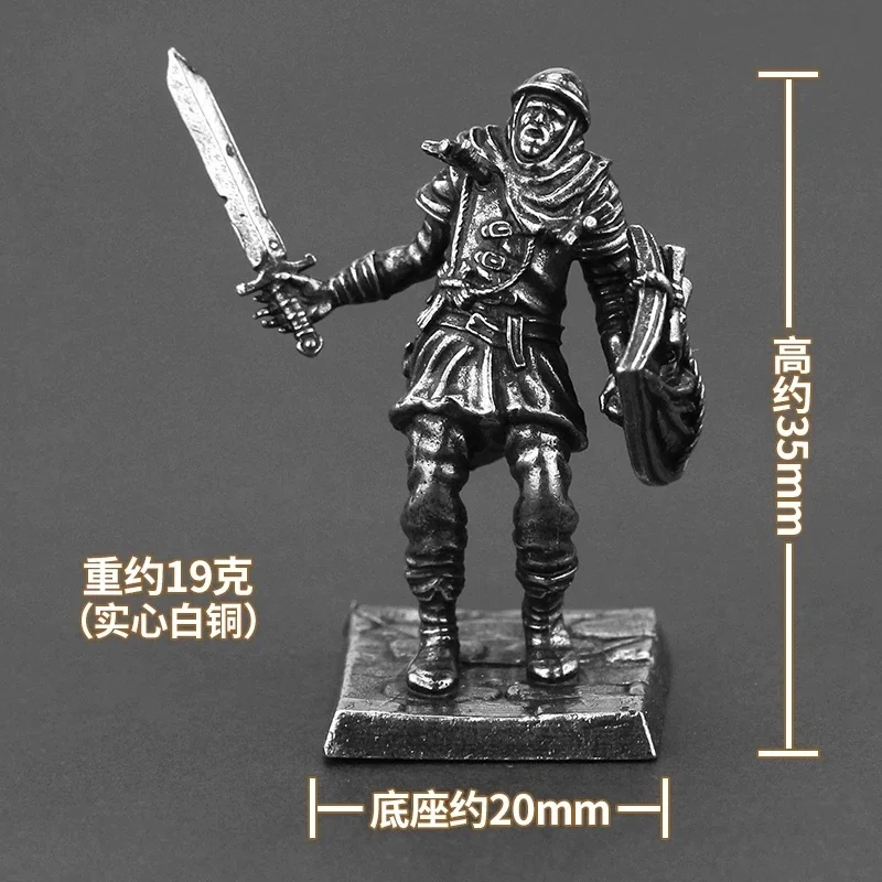 Alloy Medieval Legion Soldier Miniature Paintable War Chess Figure Tabletop Game Military Collection Gift Home Ornament view 6