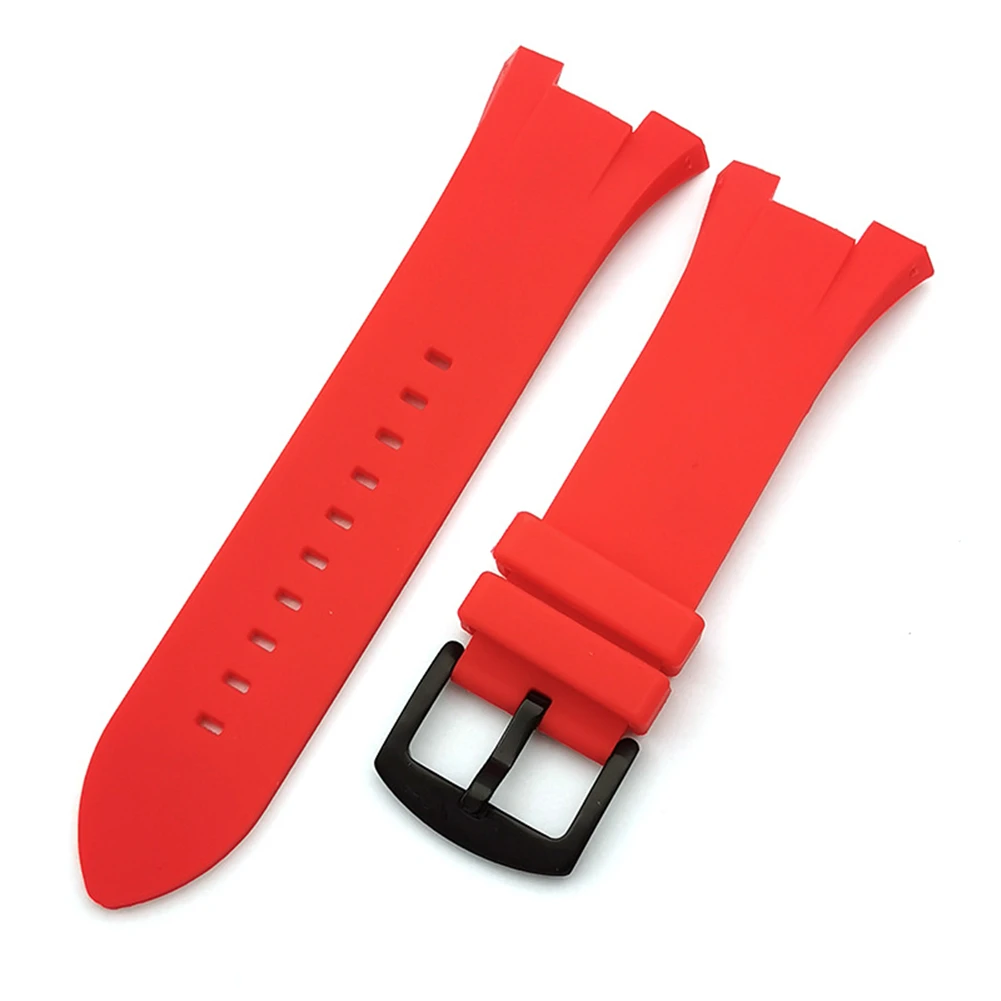 31mm Rubber Watch Strap Band Watchband For Armani Exchange ARAX1803 AX1802 AX1050