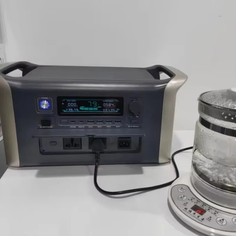 Renewable Energy Portable Solar Energy Storage System Emergency Generator 1200 W 1120wh Portable Power Stations for Emergency