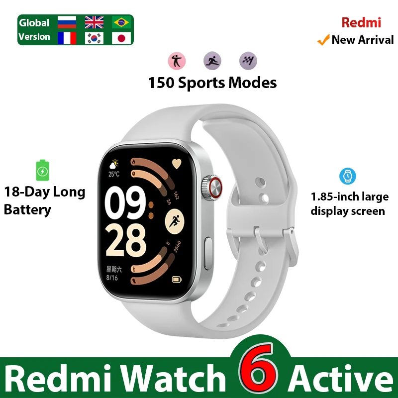 Global Version Redmi Watch 6 Active Smartwatch 1.85