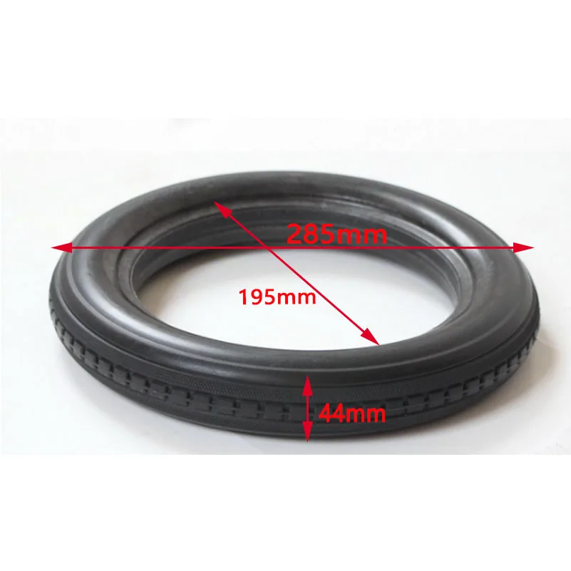 12 Inch Accessories Hot Sale Replacement Tire High Quality 12 1/2X2 1/4 solid Tyre Non-inflatable Practical Rubber