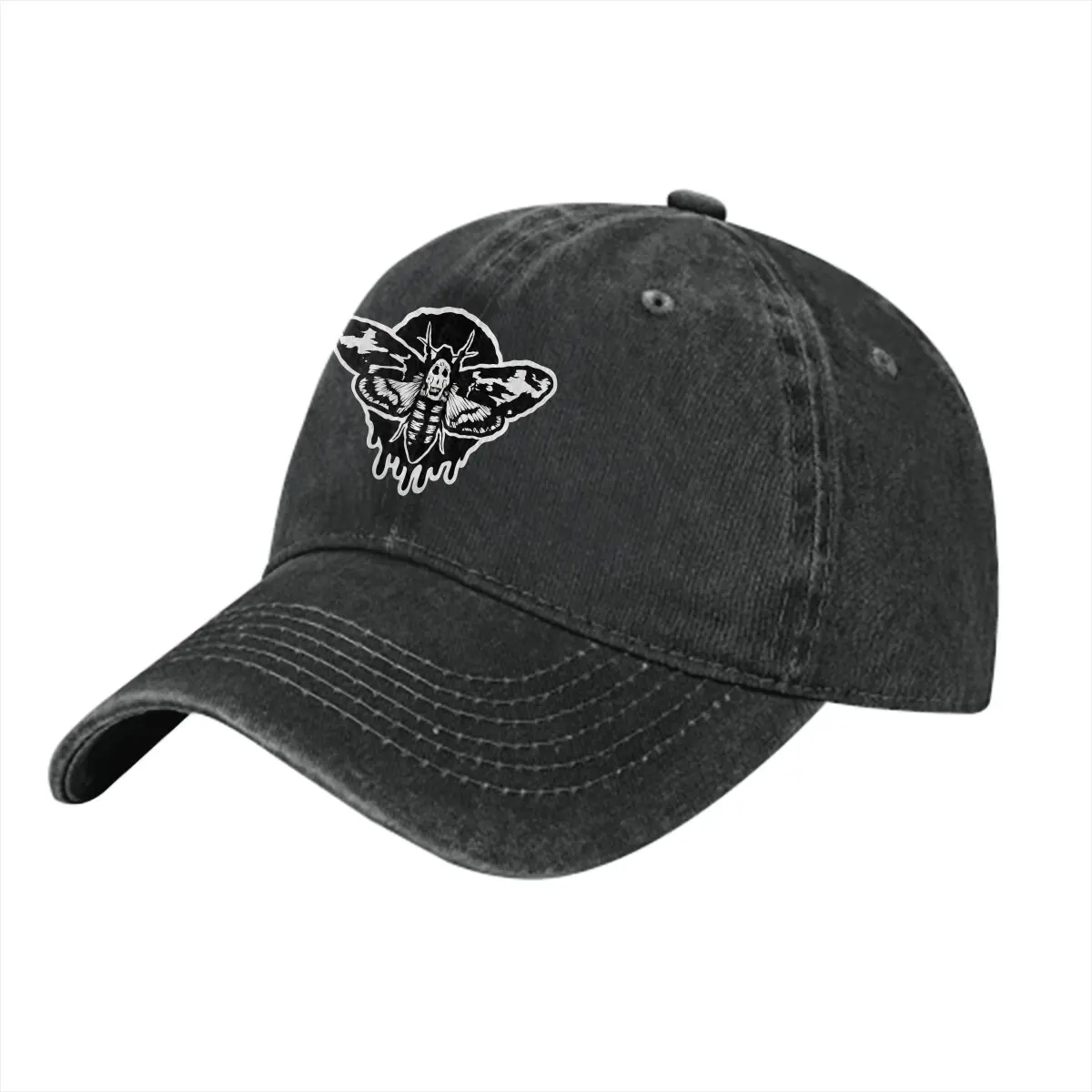 Moth Baseball Caps Peaked Cap Silence Of The Lambs Sun Shade Cowboy Hats for Men Trucker Dad Hat